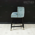 Chinese supplier velvet fabric bar stool chair for bar